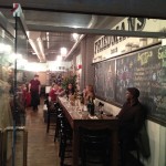 One of the restaurants in Chelsea Market